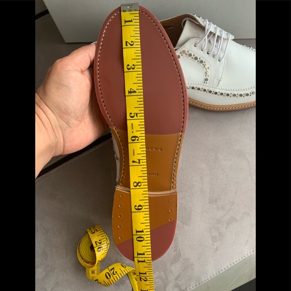 NIB Robert Clergerie Paris White Studded Brogue Shoes size 39.5 - Picture 15 of 15